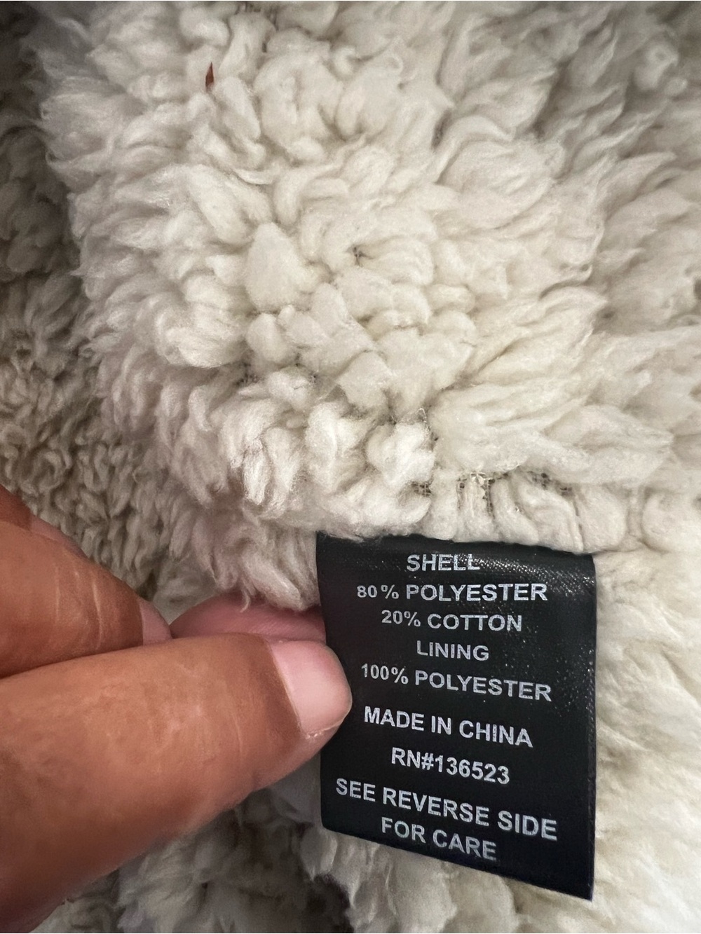 Brooklyn Cloth Aztec Pattern Sherpa-Lined Shacket - Blue, Gray, Brown - Picture 12 of 13